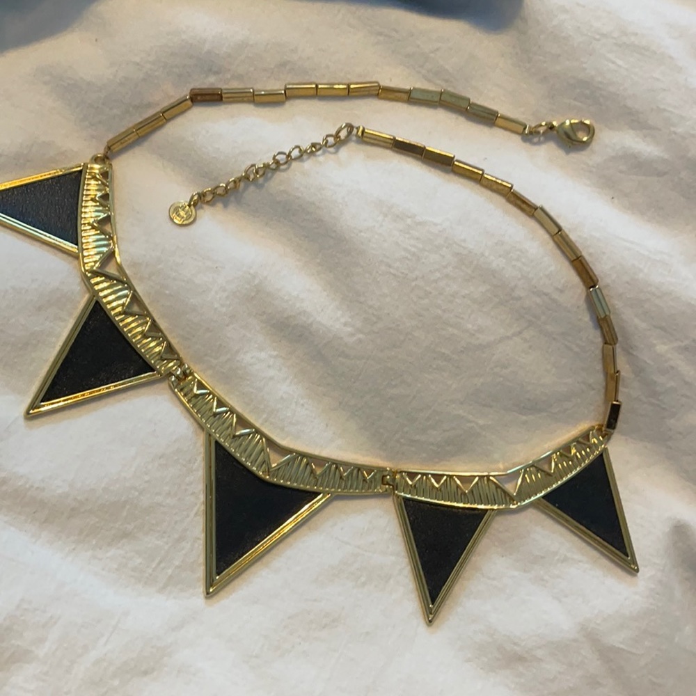 Geometric necklace from House of Harlow